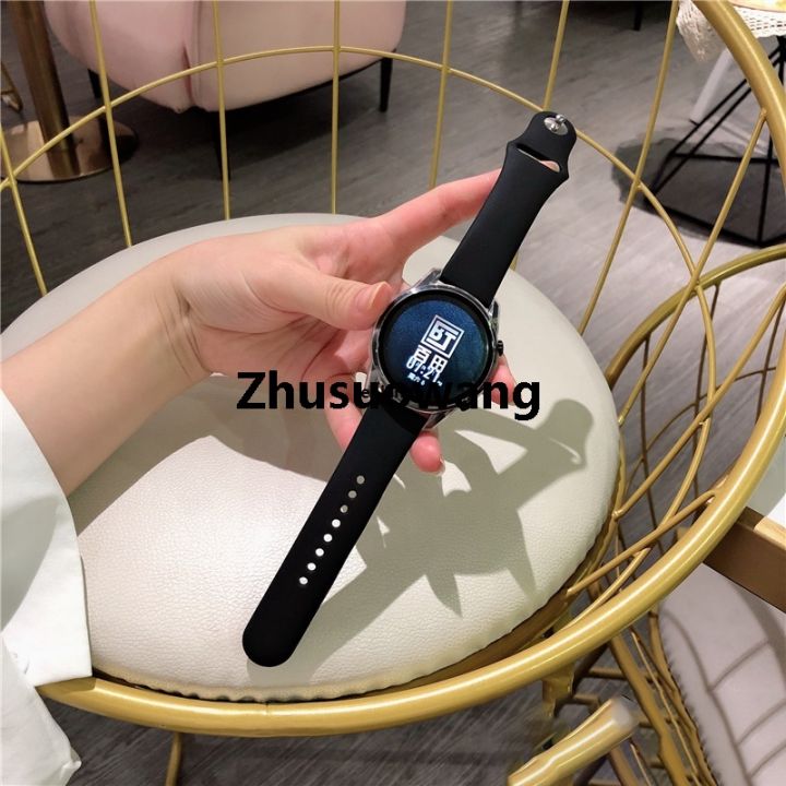 Zhusuowang%20Silicone%20strap%20For%20Samsung%20Galaxy%20watch%204/5/5%20pro/6%20Classic/Active%202/Gear%20S3%20bracelet%2020mm%2022mm%20band%20for%20Huawei%20GT%204/2/2e/3%20pro%20Luxury%20-%20Image%202