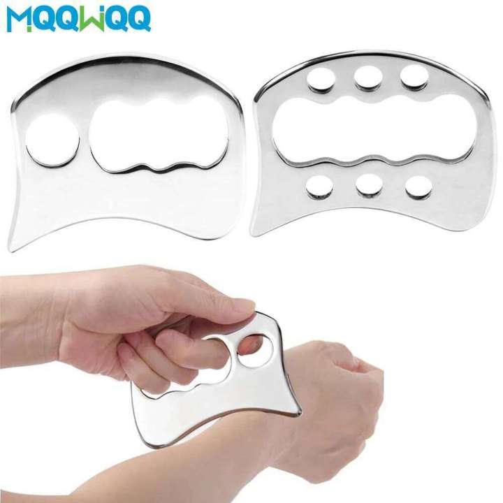 Stainless Steel Gua Sha Scraping IASTM Tool for Back, Legs, Arms Scraper, Anti-cellulite, Muscle Massage Relaxation
