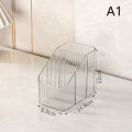 Desktop Five-grid Storage Box Transparent Trapezoidal Acrylic Storage Box Yao Store. 