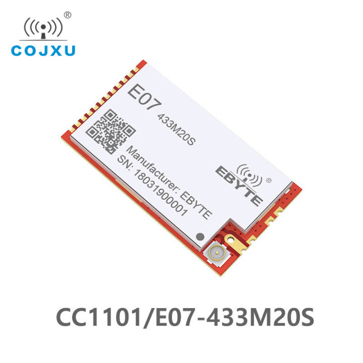 CC1101 433MHz 100mW rf Module 20dBm Long Distance SMD ebyte cojxu E07-433M20S PA Transceiver IPEX Transmitter and Receiver