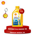 Shell Advance AX5 Mineral Motorcycle Oil 20W 40 – 1 Ltr Pack For Motorcycles. 