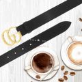 Women Casual, Formal, Party, Evening Black, Gold Artificial Leather Belt - Fashion | Belts For Women | Women's Wear |. 