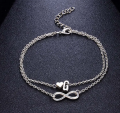 1 Piece Vintage Heart Letters Anklets Leg Bracelets Set Alphabet Anklets Barefoot Ankle Chain Ankles Bracelets for Women (Best Gift Ever). 