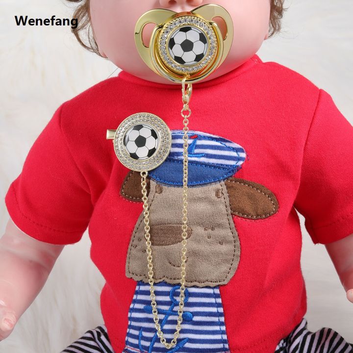 Wenefang%20Newborn%20Pacifiers%20Bling%20Gold%20Pacifier%20Clip%20Football%20Sell%20Baby%20Pacifier%20New%20style%20Baby%20Drill%20Appease%20Play%20Mouth%20Spot%20Su%20Chupetes%20De%20Lujo%20-%20Image%204