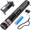 High Powered Green Laser Pointer Rechargeable Adjustable Beam Green Laser Pointer Pen,Black. 