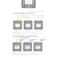 Tuya Zigbee Smart Switch Touch Light Switch Intelligent Control Switch Zero Fire Line 2 Switch Gold. 