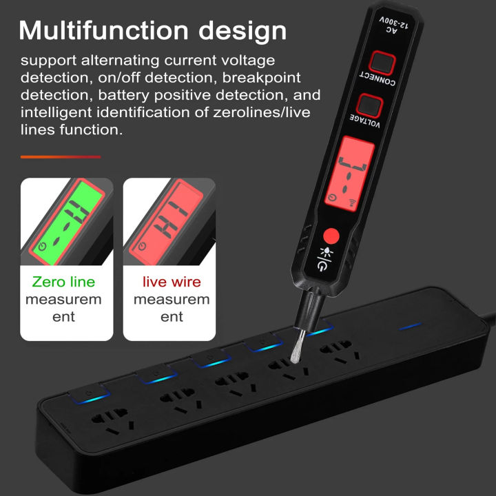 HT89%2012~300V%20AC%20Voltage%20Detector%20Digital%20Test%20Pen%20NCV%20Multimeter%20Pen%20Zero%20Fire%20Line%20Detector%20Pen%20Multifunctional%20-%20Image%204