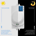 5.8GHz HF System LED Microwave 360 Degree Motion Sensor Light Switch Body Motion Detector,White. 