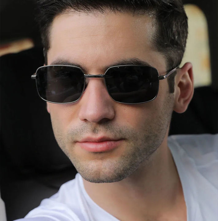 Foldable Metal Frame New Polarized Sunglasses High-definition Radiation Resistant For Unisex