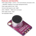 5Pcs GY-MAX4466 Electret Microphone Amplifier MAX4466 Module Adjustable Gain Breakout Board for Arduino. 
