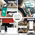 1 PCS Tuya Zigbee Smart Garage Door Controller Universal Garage Door Remote Control White ABS App Voice Timing Control for Home. 
