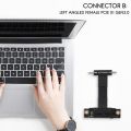 PCIE X1 Riser Cable Dual 90 Degree Right Angle PCIe 3.0 X1 to X1 Extension Cable 8Gbps PCI Express 1X Riser Card 5cm. 
