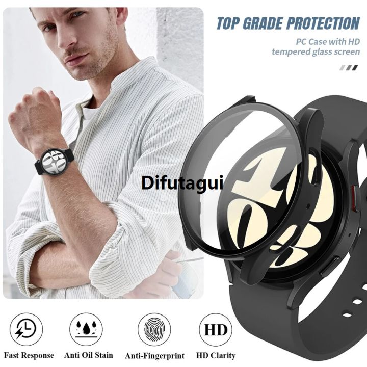Difutagui%20Case%20for%20Samsung%20Galaxy%20Watch%207%2040mm%2044mm%20Women%20Men%20Samsung%20Smartwatch%20Luxury%206%2044mm%2040mm%20Glass%20Screen%20Protector%20Plastic%20Scratch%20Resistant%20Cover%20-%20Image%205