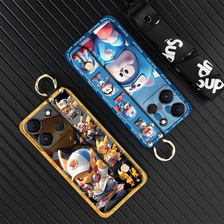 phone%20cover%20cute%20Phone%20Case%20For%20Itel%20A05S/A663L%20Wristband%20protective%20Fashion%20Design%20phone%20pouch%20Lanyard%20phone%20case%20Anime%20-%20Image%207