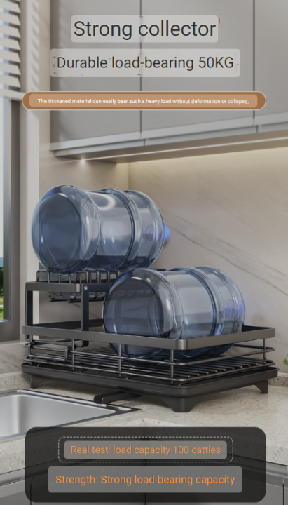 Dish%20Drying%20Rack,%202%20Tier%20Large%20Capacity%20Drain%20Board%20Rack%20With%20Drip%20Tray%20Detachable%20Dish%20Drainers%20Utensil%20Holder%20Cutting%20Board%20Holder%20for%20Kitchen%20Rack%20Countertop%20And%20Another%20Sink%20Dish%20Drainer%20-%20Image%203