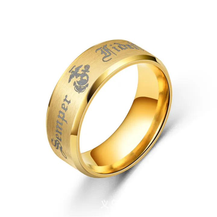 %E3%80%90Mega%20Sale%E3%80%91Wish%20Trendy%20Men's%20Personality%20Semper%20fidelis%20Ring%20Steel%20Ring%20-%20Image%203