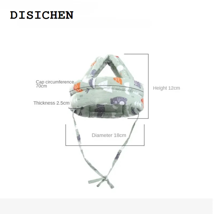 DISICHEN%20Luxury%201%20PCS%20Baby%20Safety%20Helmet%20Head%20Protection%20Hat%20Toddler%20Walk%20Crash%20Cap%20Adjustable%20Protective%20Headgear%20-%20Image%206