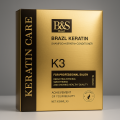 B&S Brazil Keratin K3 Hair Treatment Kit (1000ml x 3) – Shampoo + Keratin + Conditioner | Professional Hair Care Set. 