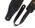 Levy's Leathers M26PD-BLK Top Grain Padded Leather Guitar Strap - Black. 