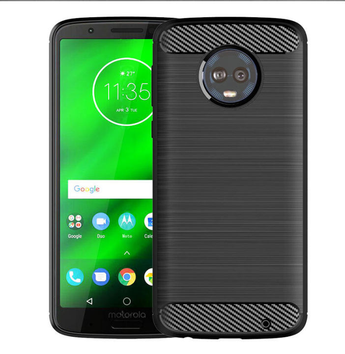 lthmy%20for%20Motorola%20Moto%20G6%20Plus%20Case%20Carbon%20Fiber%20TPU%20Soft%20Silicone%20Back%20Cover%20Armor%20Phone%20Case%20Casing%20-%20Image%206