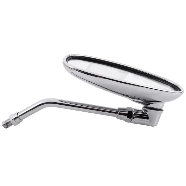 JAERBEE%20Universal%20Chrome%20Motorcycle%20Motorbike%20Mirrors%20for%2010mm%20-%20Image%205