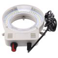 fasdaga 2X 48 LED Industrial Microscope Camera Light Source Ring Lamp Light Illuminator Lamp Adjustable Brightness USB Interface. 