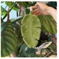 High Quality Cartoon Leaf Hand Towel Absorb Water Thickened Kitchen Handkerchief Coral Velvet Hanging Hand Wipe Kitchen. 
