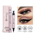 Linman Yuanyan 2 Pens Winged Eyeliner Stamp Black Brown Liquid Eyeliner PFifty percent discount en Triangle Seal 2-in-1 Waterproof Makeup Kit With Eye Liner Pencil. 