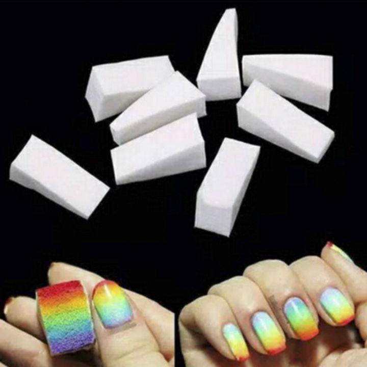 10pcs%20Nail%20Art%20Gradient%20Color%20Stamping%20Sponge%20Gel%20%20Triangle%20Coloring%20Tools%20Junna%20-%20Image%203