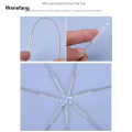 Wenefang Stainless steel baby bottle straw brush 175mm baby Luxury bottle spiral tube brush Soft bristle straw brush. 