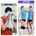 12 Pieces Non-Slip Elastic Sport Hair Headbands, for Women and Men. 