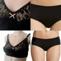 Panty detailing lace cotton Bargain price Rik GlobalBrands black bra. 