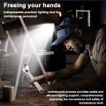 High Lumens Ultra Bright LED Hat Clip Light Portable Waterproof Head Torch Flashlight Stepless Dimmable Adjustable Hanging Camping Light Outdoor. 