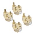3 Pin Power Plug Sets Of 4. 