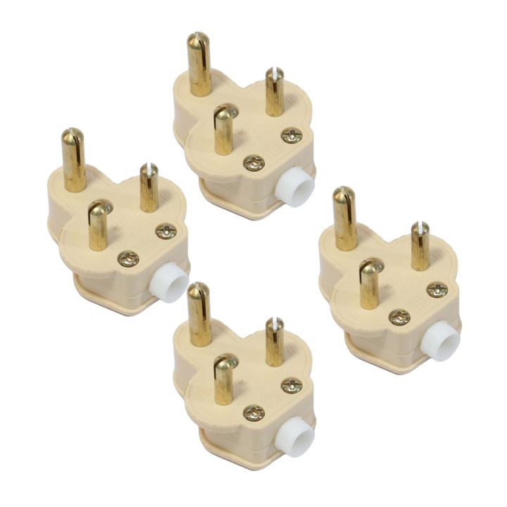 3 Pin Power Plug Sets Of 4