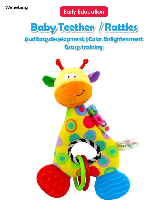 Wenefang%201pcs%20Baby%20Soft%20Rattles%20Animal%20Deer%20Stuffed%20Doll%20Teether%20Doll%20Cute%20Kids%20Infant%20Baby%20Teething%20Toys%20For%20Newborn%20Sensory%20Plush%20Toys%20-%20Image%206