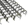 Wire Binding Spines, 12.7mm, 25-80 Sheets, 3:1 Pitch, Black Double Loop Wire Binder Ring, 34-Loops, A4, Pack of 100. 