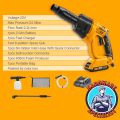 Ingco P20S Cordless Lithium-Ion Pressure Washer with 6-Pattern Spray Gun. 