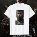HOT Classic Black Myth Wukong Men's High Quality T-shirt Game Player Clothing Cotton Unisex Summer Streetwear Tops Camiseta Hombre. 