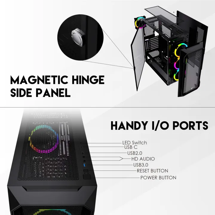 Fantech%20AERO%20XL%20CG81%20Full%20Tower%20Case%20With%204%20Free%20RGB%20Fan%20-%20Image%204