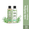 Love Beauty & Planet Tea Tree, Peppermint & Vetiver Sulfate Free Purifying Shampoo & Conditioner. 