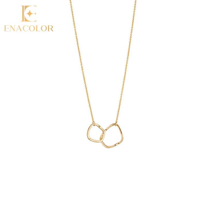New Geometry Irregular Intersection Necklace Pendant Personality Simple Women
