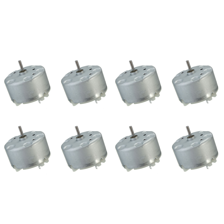 JAERBEE 8X 3V-12V Mini DVD VCD Electric Motor 3V-2700RPM 6V-4000RPM RF-500TB-12560