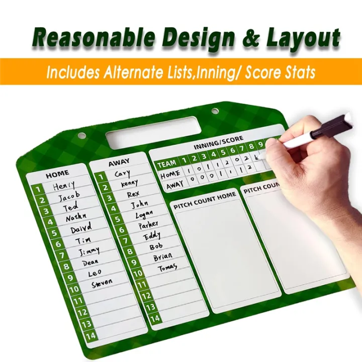 Magnetic%20Baseball%20Lineup%20Board%20for%20Coaches%20Softball%20Lineup%20Cards%20-%20Image%203