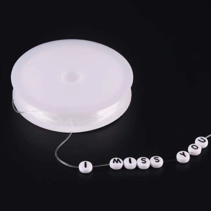 Elastic Stretch Silicon Elastic Thread - 0.1 Crystal Tec For Fashion Jewelers Design