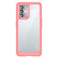 lthmy case for Realme X7 Max 5G Transparent Hard Back with Shockproof Enhanced Side Protective Bumper Phone Cover. 