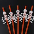 Party Straw Halloween Straw/ Straws | 5 Pieces of High Grade Ghost Skeleton Straw Set | Boutique Pipe. 