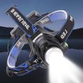 Portable Super Bright Powerful LED Fishing Headlamp 3 Lighting Modes Rechargeable Telescopic Zoom Flashlight Camping Bicycle Torch. 
