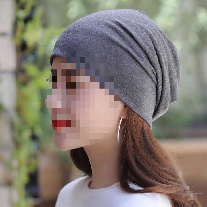 Toe%20hat%20nightcap%20women's%20summer%20thin%20solid%20color%20pile%20hat%20tide%20pure%20cotton%20maternity%20hat%20sleeping%20girl%20summer%20pregnant%20woman%20confinement%20hat%20-%20Image%206