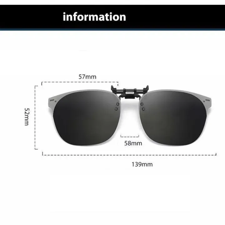Polarized%20Clip%20On%20Sunglasse%20Flip%20Up%20Glasses%20Sunglasse%20Glasses%20Clip%20-%20Image%208